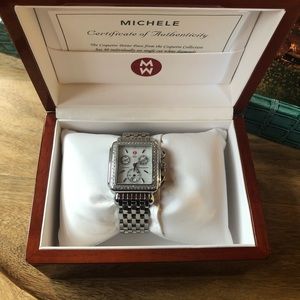 Michele Deco Diamond Watch/5 additional straps